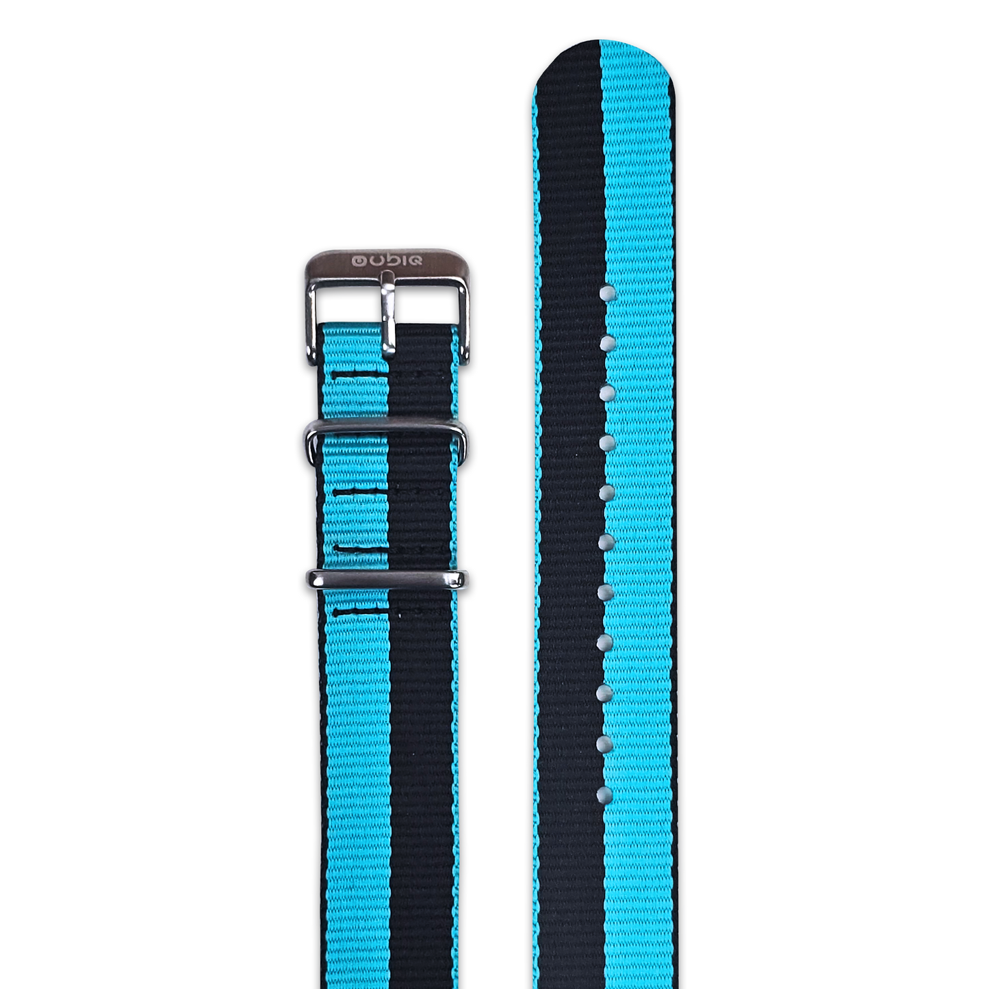 Nylon Strap - BLACK/TEAL 20mm