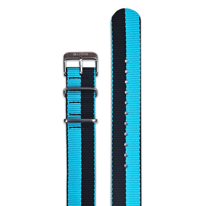 Nylon Strap - BLACK/TEAL 20mm